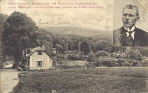 Adolf Scheuer´s Meierei und Restauration im Augustinerwald